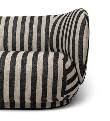 Rico soffa 2-sits - Louisiana sand black - Ferm Living