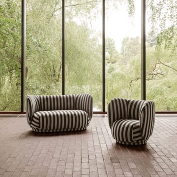 Rico soffa 2-sits - Louisiana sand black - Ferm Living