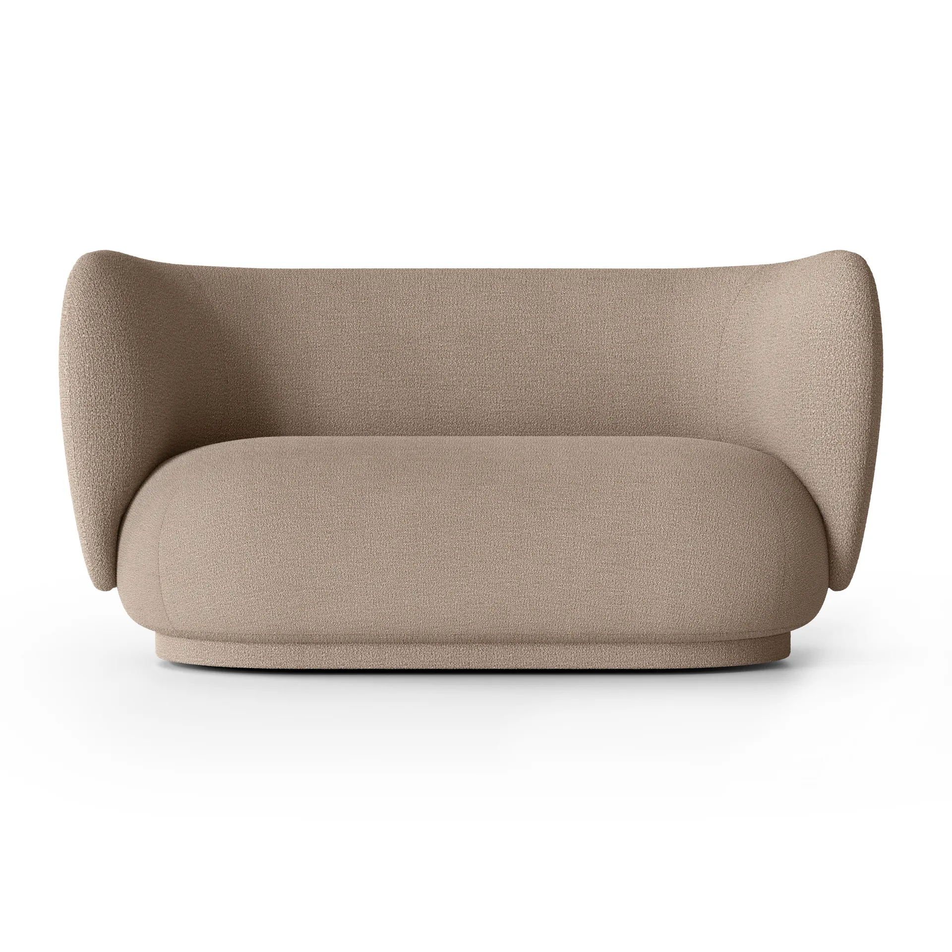 Rico soffa bouclé 2-sits, Bouclé sand Ferm Living