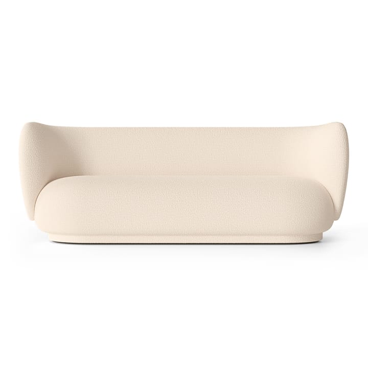 Rico soffa bouclé 3-sits - Wool bouclé offwhite - ferm LIVING