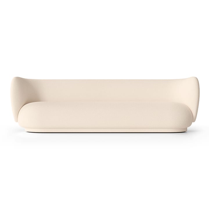 Rico soffa bouclé 4-sits - Wool bouclé offwhite - ferm LIVING