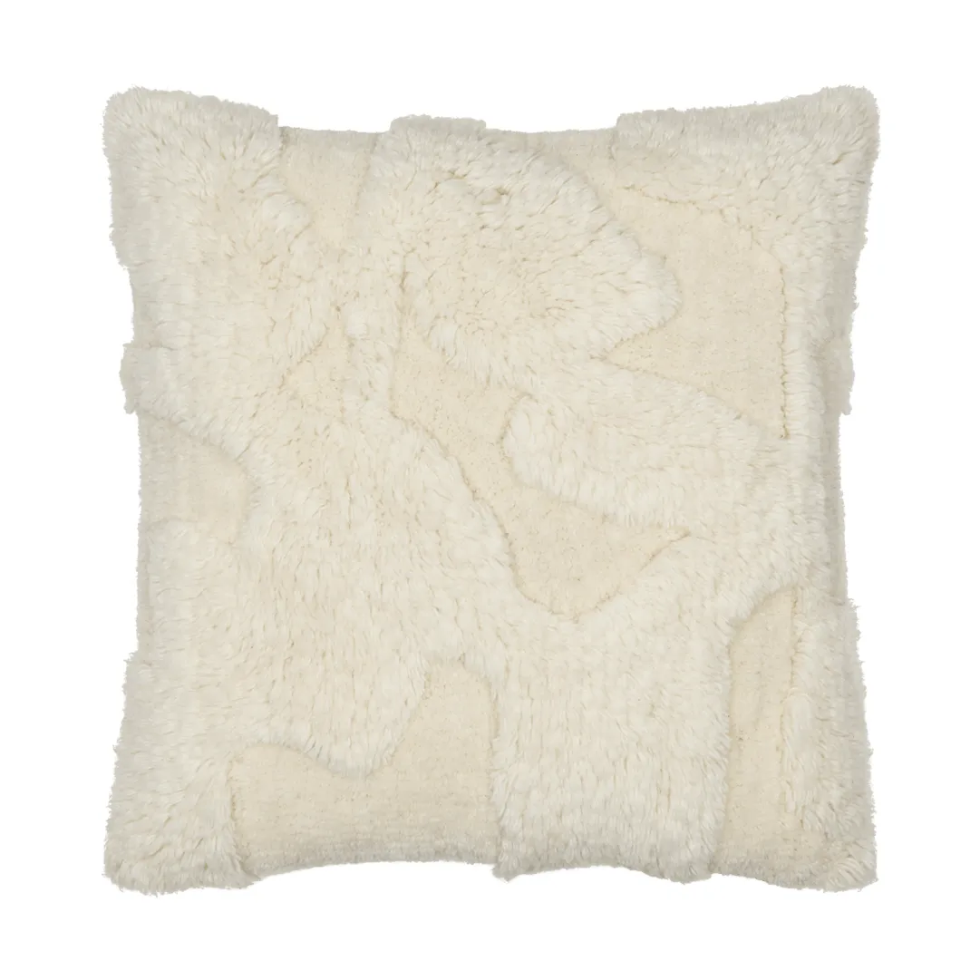 Rime tufted kudde, Off-white, 50x50 cm Ferm Living