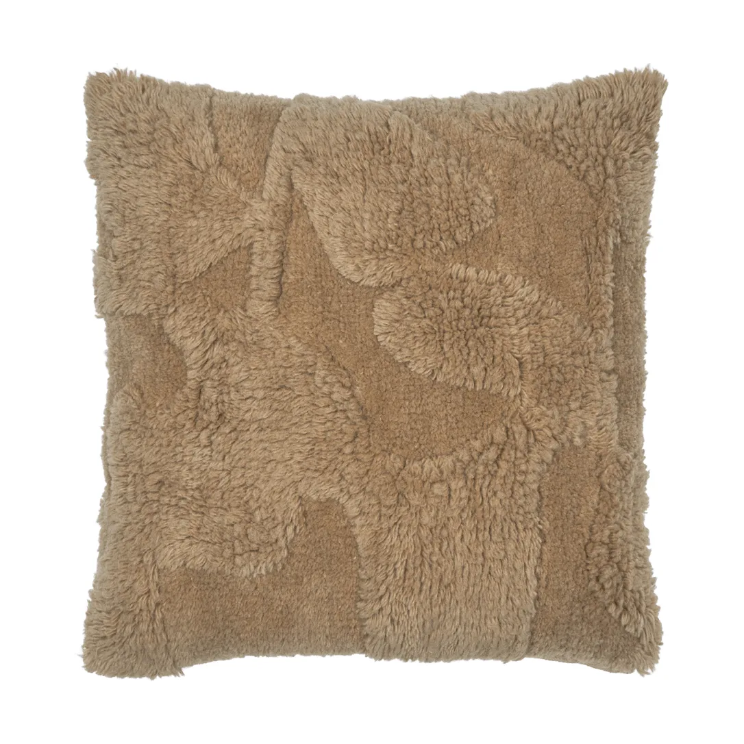 Rime tufted kudde, Tan, 50x50 cm Ferm Living