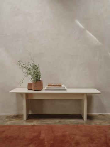 Rink bänk 140 cm - Eggshell - Ferm Living