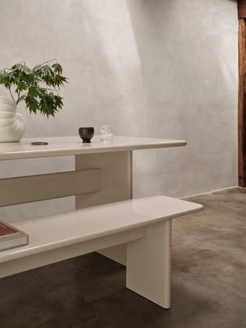 Rink bänk 200 cm - Eggshell - Ferm Living