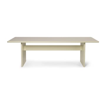 Rink matbord large 240x90x74 cm - Eggshell - Ferm Living