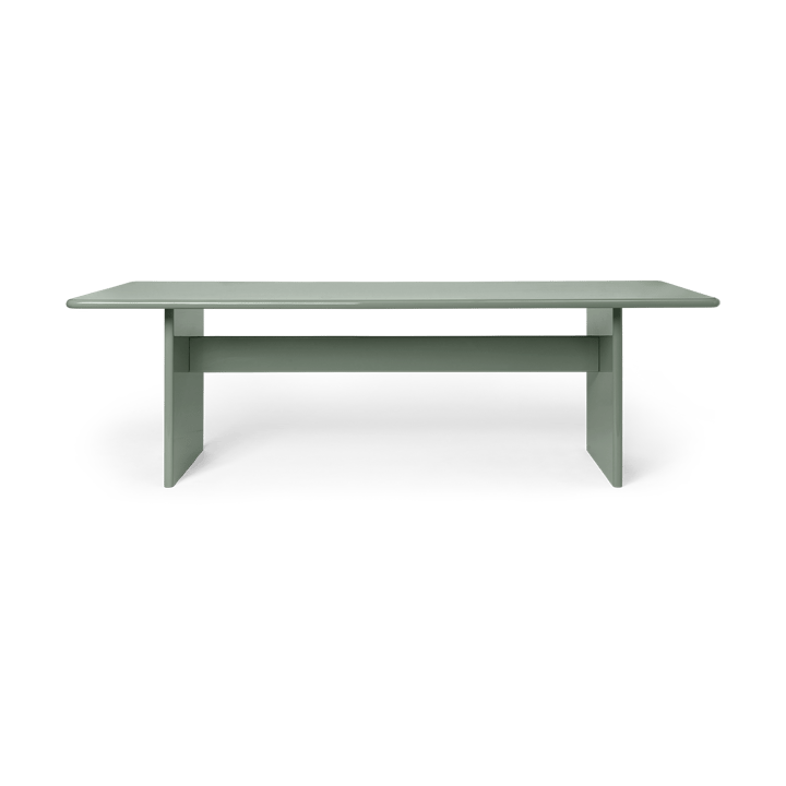 Rink matbord large 240x90x74 cm - Tea green - Ferm Living