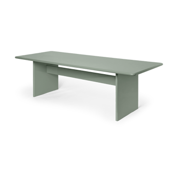 Rink matbord large 240x90x74 cm - Tea green - Ferm Living