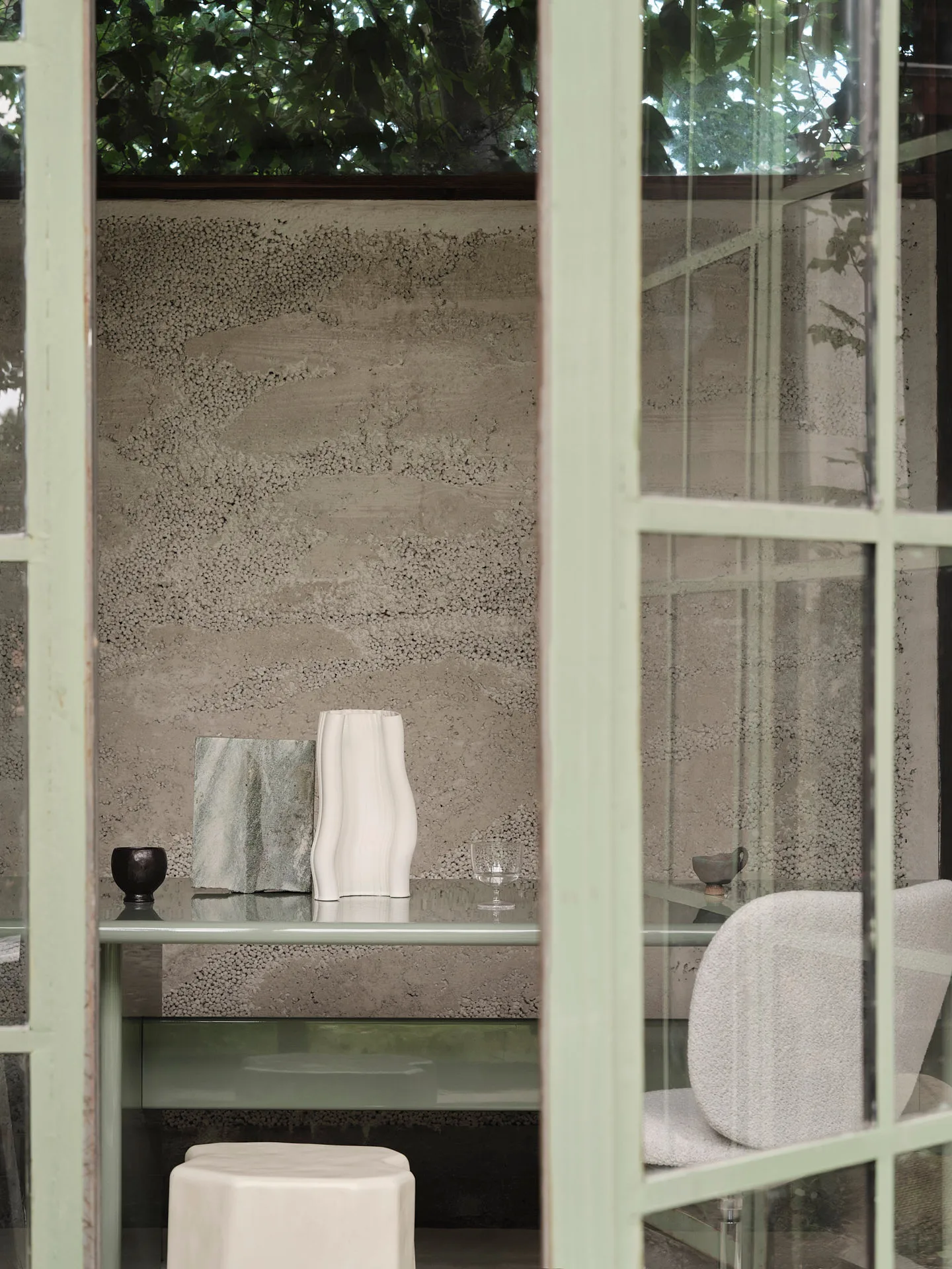 Rink matbord small 200x90x74 cm, Tea green Ferm Living