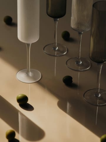 Ripple Champagne flutes champagneglas 15 cl 2-pack - Clear - Ferm Living