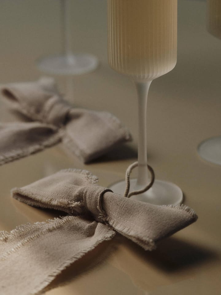 Ripple Champagne flutes champagneglas 15 cl 2-pack, Frosted Ferm Living