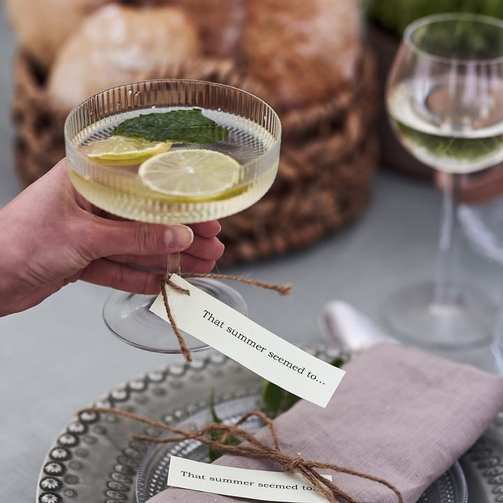 Ripple champagneglas 2-pack, klar Ferm Living