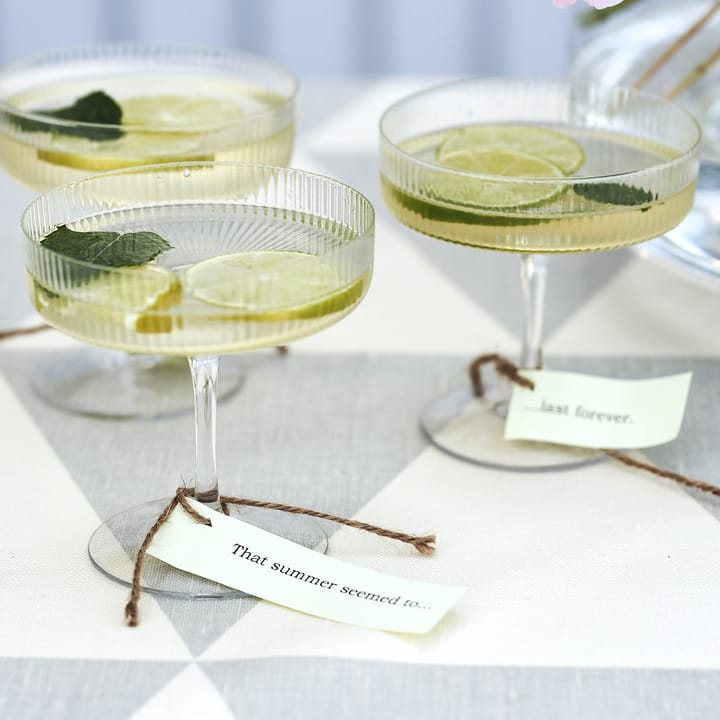 Ripple champagneglas 2-pack - klar - ferm LIVING
