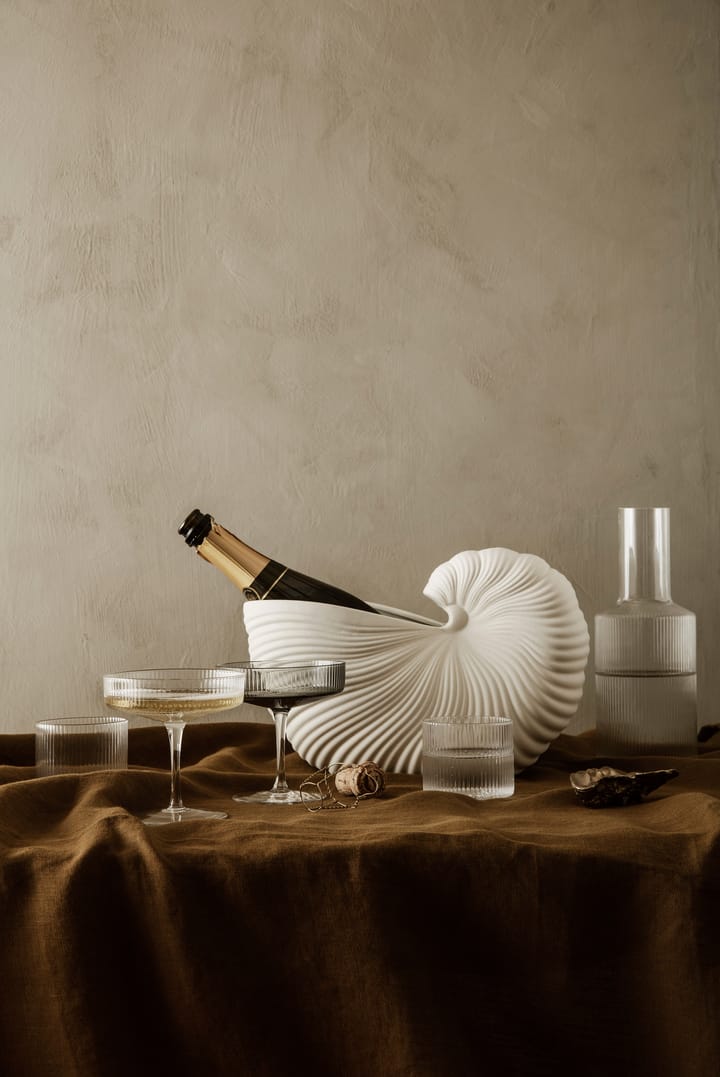 Ripple champagneglas 2-pack, klar Ferm Living