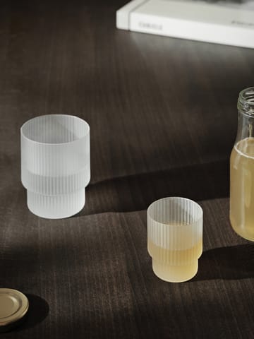 Ripple glas small 6 cl 4-pack - Frosted - Ferm Living