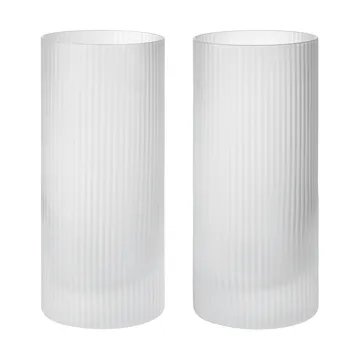 Ripple Highball glas 48 cl 2-pack - Clear - Ferm Living
