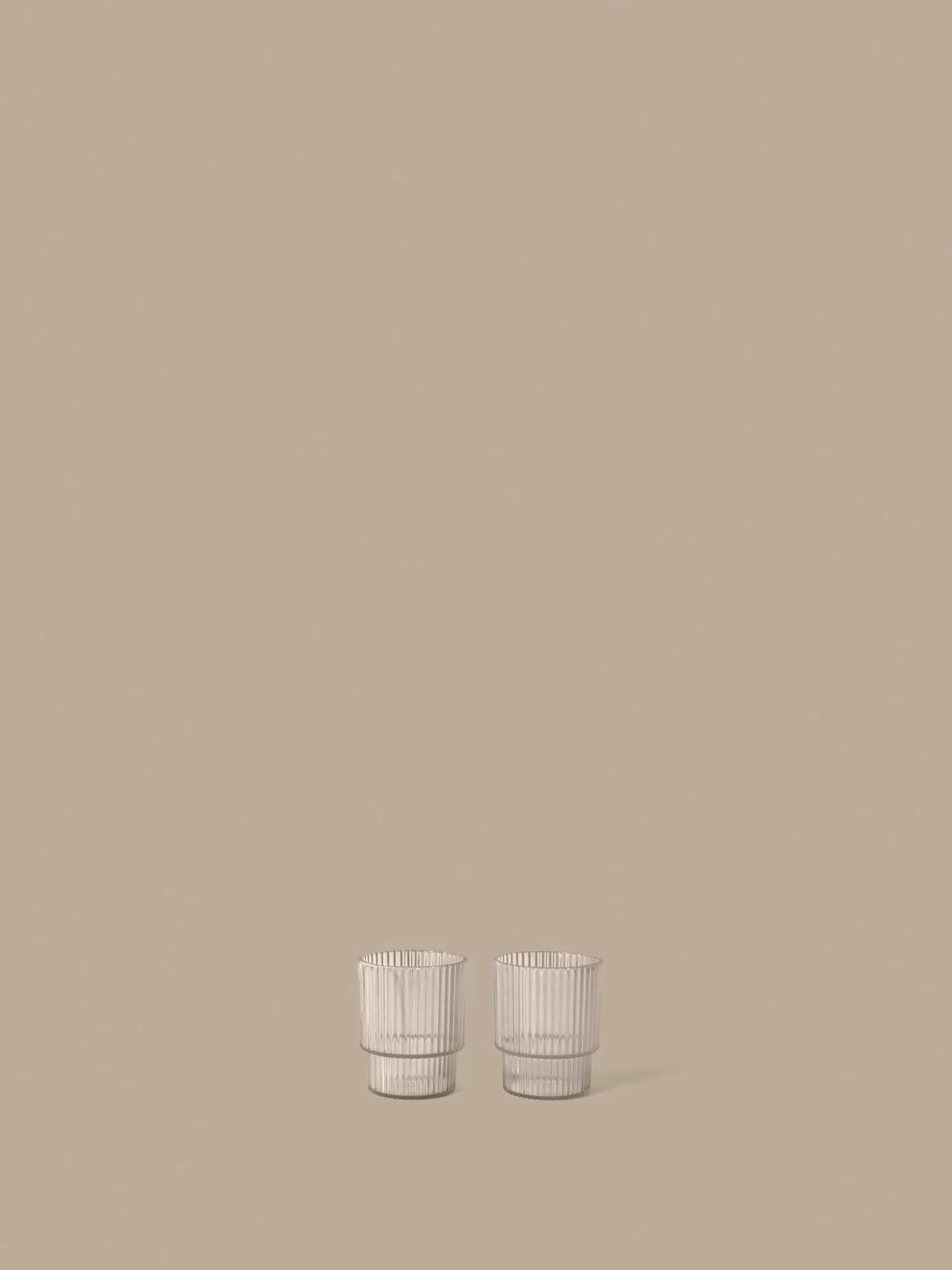 Ripple kids glas, Clear, 2-pack Ferm Living