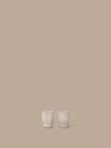 Ripple kids glas - Clear, 2-pack - Ferm Living