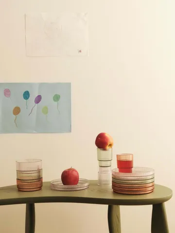 Ripple kids skål - Clear, 2-pack - Ferm Living
