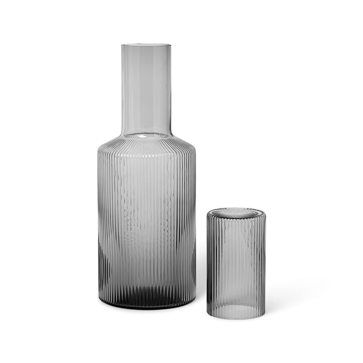 Ripple lock till karaff, Smoked grey Ferm Living
