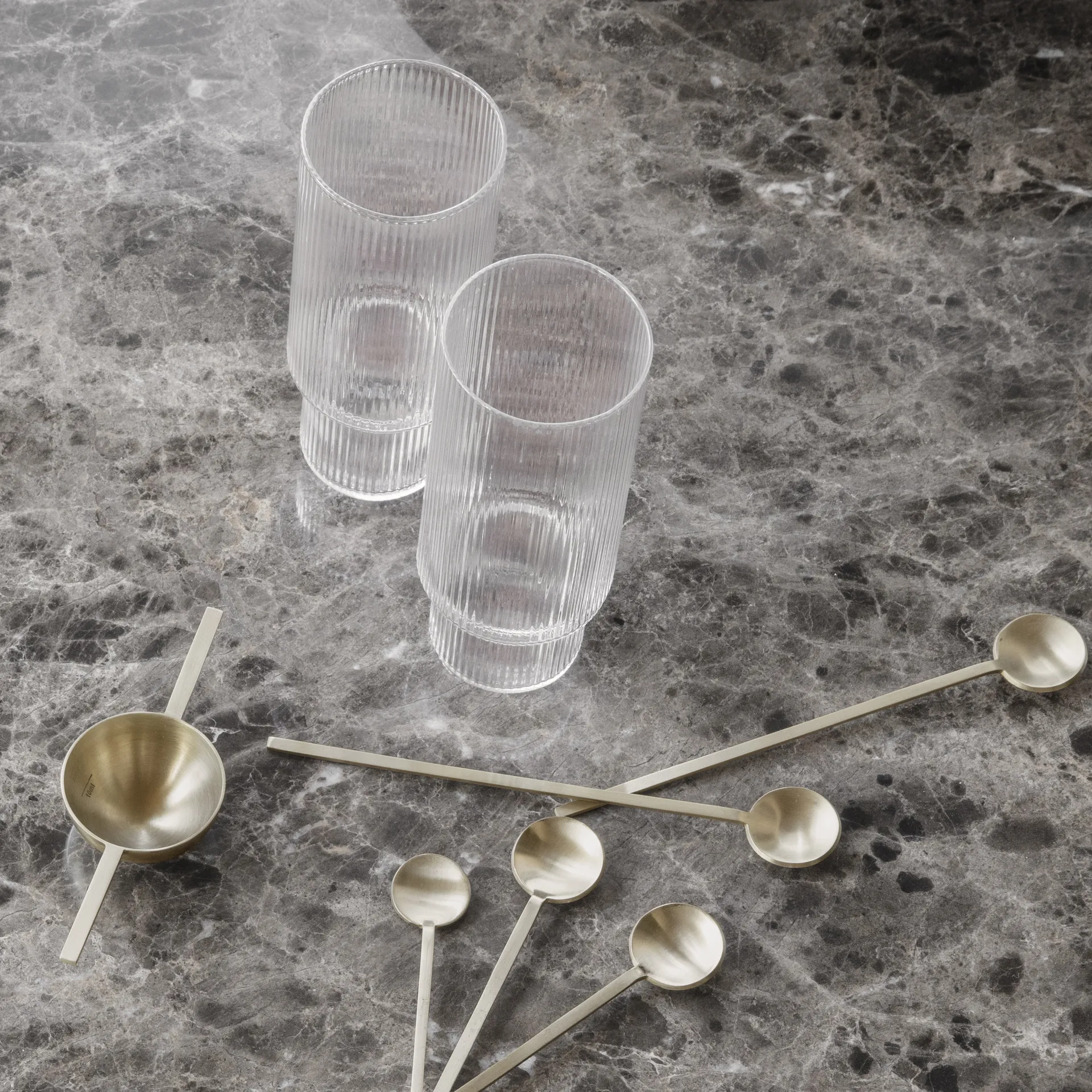 Ripple long drink glas 4-pack, klar Ferm Living