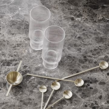 Ripple long drink glas 4-pack - klar - Ferm Living