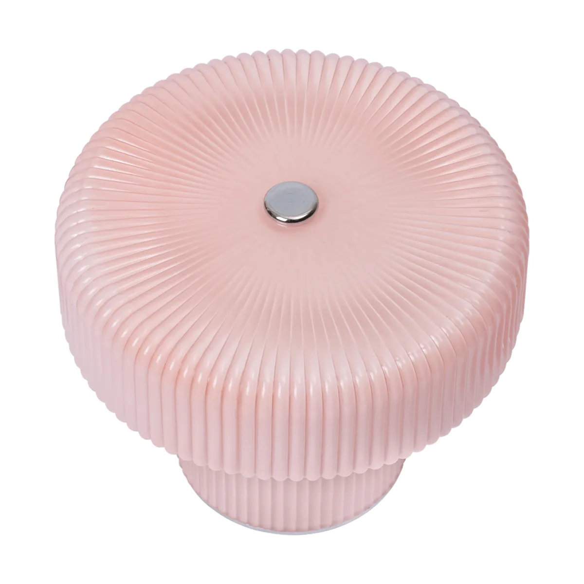 Ripple portabel bordslampa 10 cm, Pale rose Ferm Living