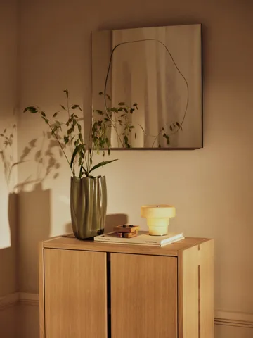 Ripple portabel bordslampa - Oat, 10 cm - Ferm Living