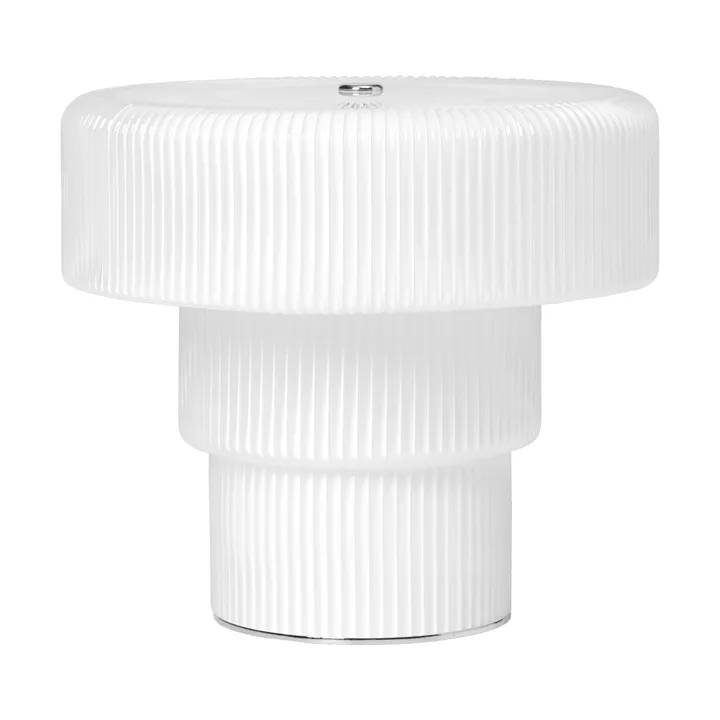 Ripple portabel bordslampa - White (vit), 16,5 cm - Ferm Living
