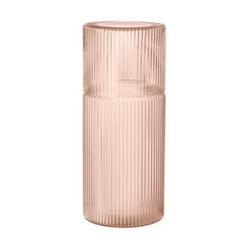 Ripple small karaff set - Blush - Ferm Living
