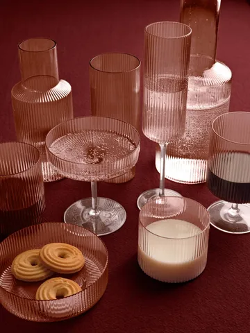 Ripple small karaff set - Blush - Ferm Living
