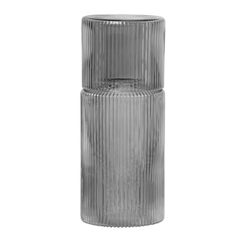 Ripple small karaff set - Smoked grey - Ferm Living