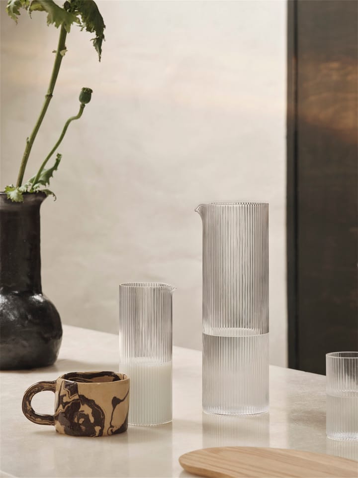Ripple vattenkaraff 1,12 L, Clear Ferm Living