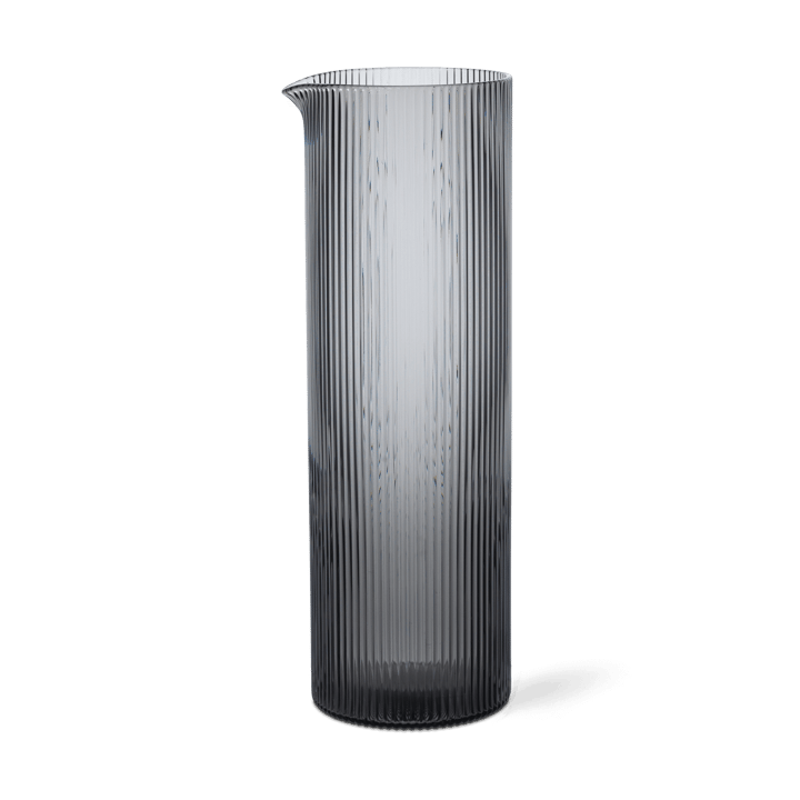 Ripple vattenkaraff 1,12 L - Smoked grey - Ferm Living