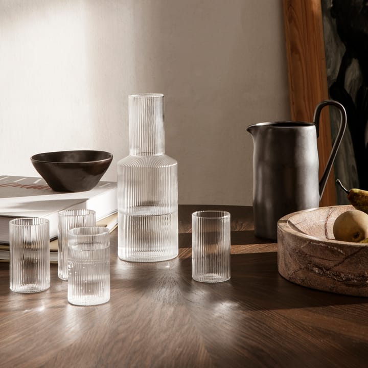 Ripple verrines serveringsglas 14 cl 4-pack, Clear Ferm Living