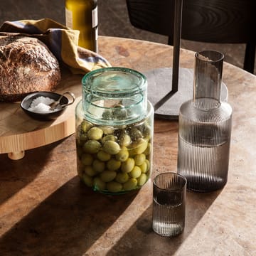 Ripple verrines serveringsglas 14 cl 4-pack - Smoked grey - Ferm Living