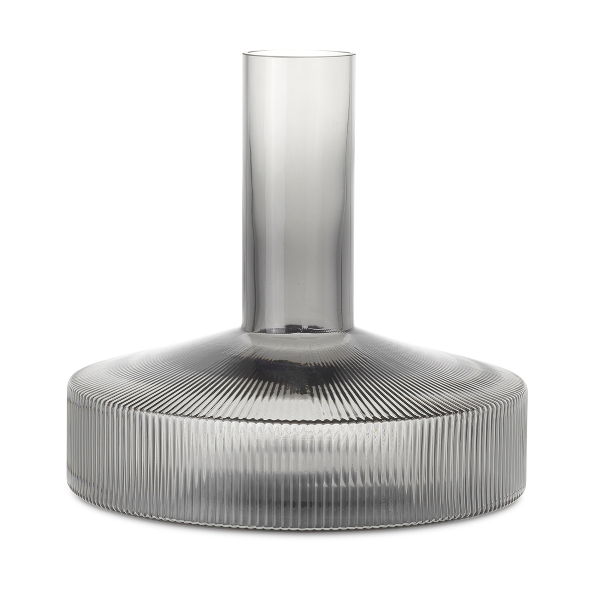 Ferm Living Ripple vinkaraff Grey | Skandinavisk Design | Vinkaraffer | Grå