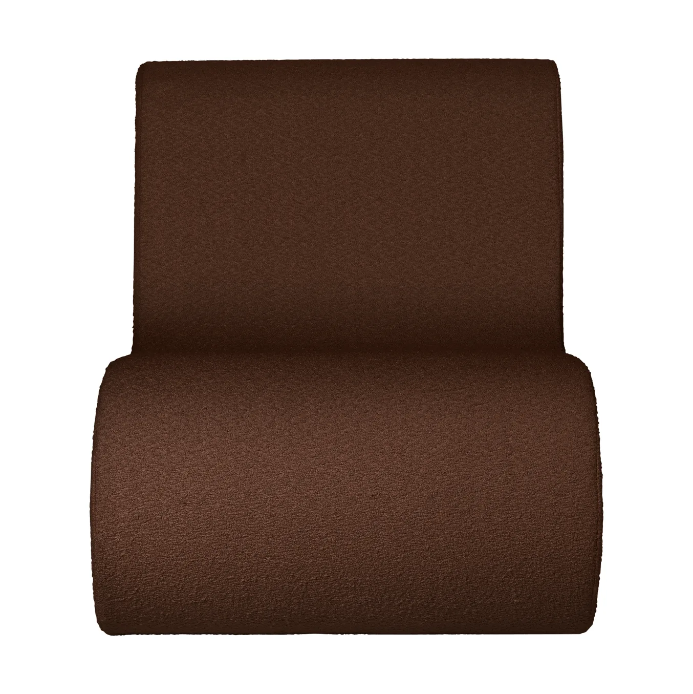 Rouli center module pure bouclé modulsoffa, Chestnut brown Ferm Living