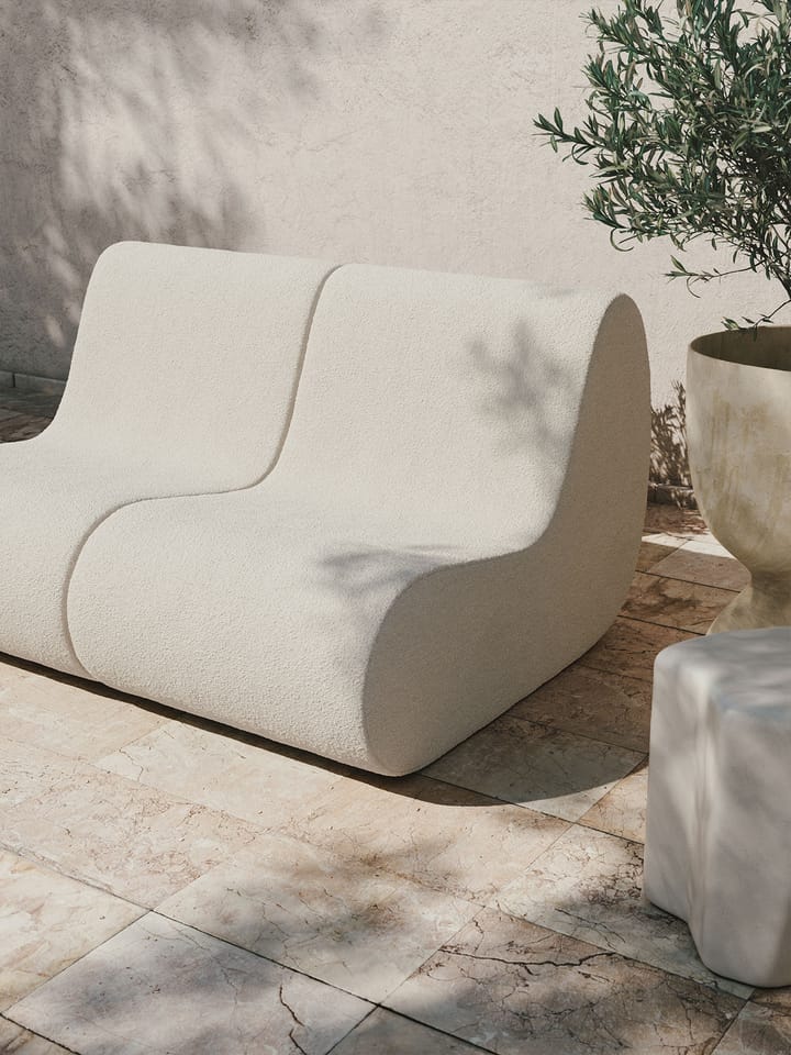Rouli center module pure bouclé modulsoffa, Off-white Ferm Living