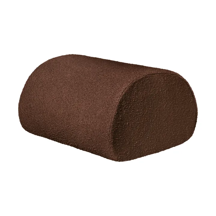 Rouli pouf pure bouclé sittpuff - Chestnut brown - Ferm Living