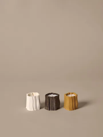 Rylith doftljus 13h 3 delar - Fikon, citrongräs, kamomill - Ferm Living