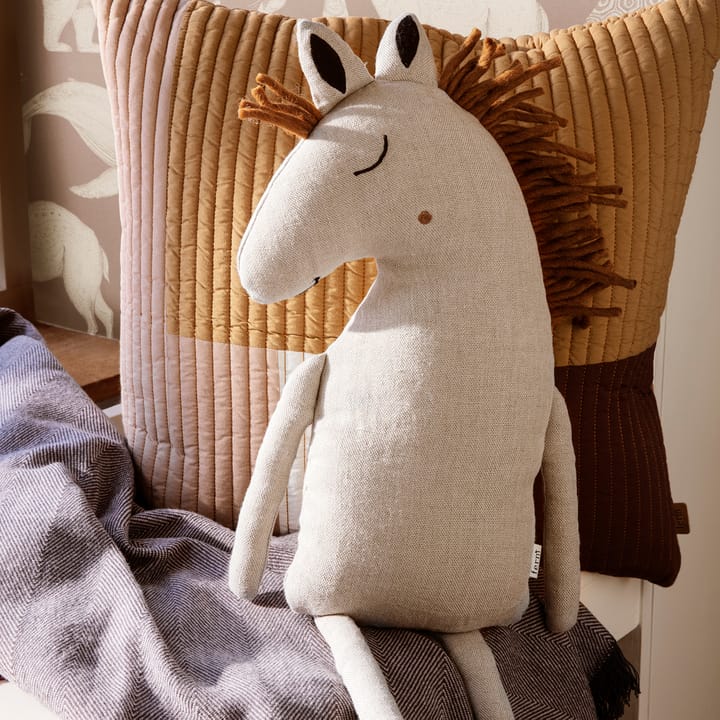 Safari kudde h�äst, Beige Ferm Living