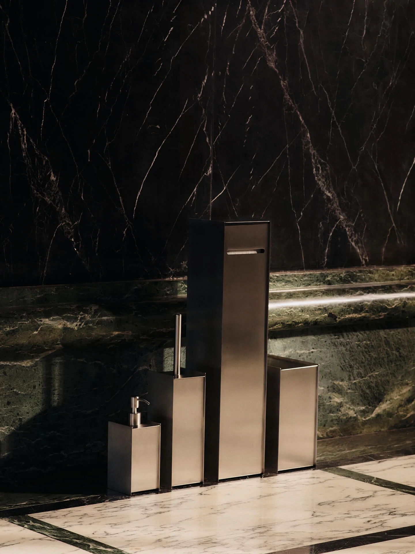 Sama toalettborste, Brushed stainless steel Ferm Living