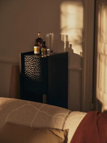 Scarni skåp - Mörkbetsad ask, 38x40x100 cm - Ferm Living