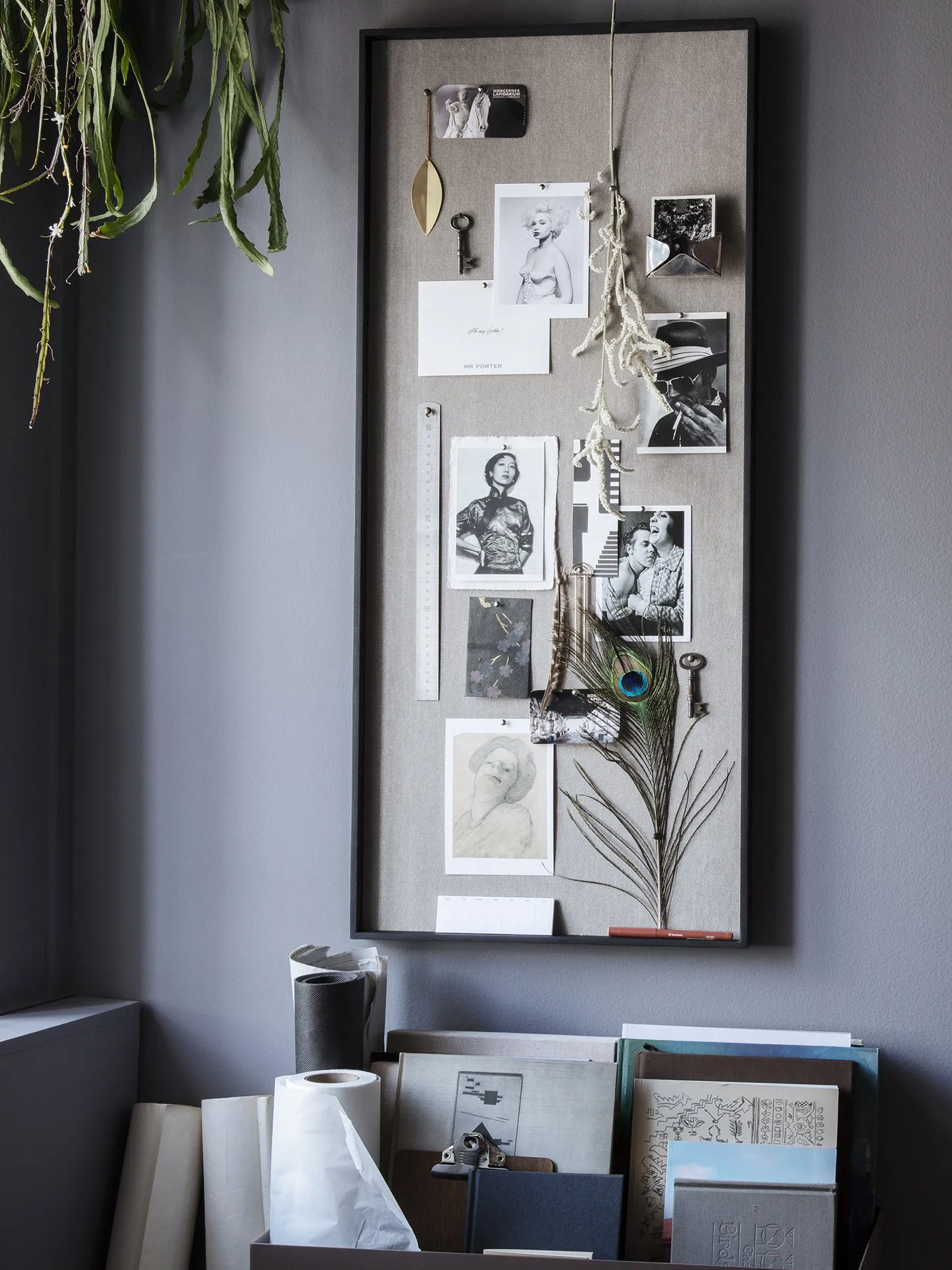 Scenery anslagstavla 45x100 cm, Beige Ferm Living