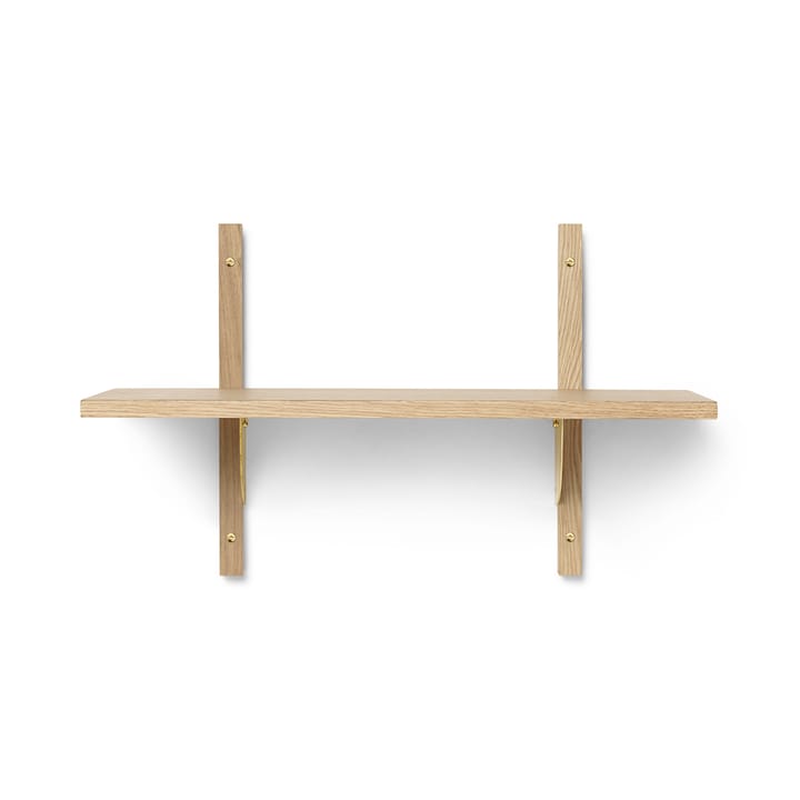 Sector hylla single narrow - Ek-mässing - Ferm Living