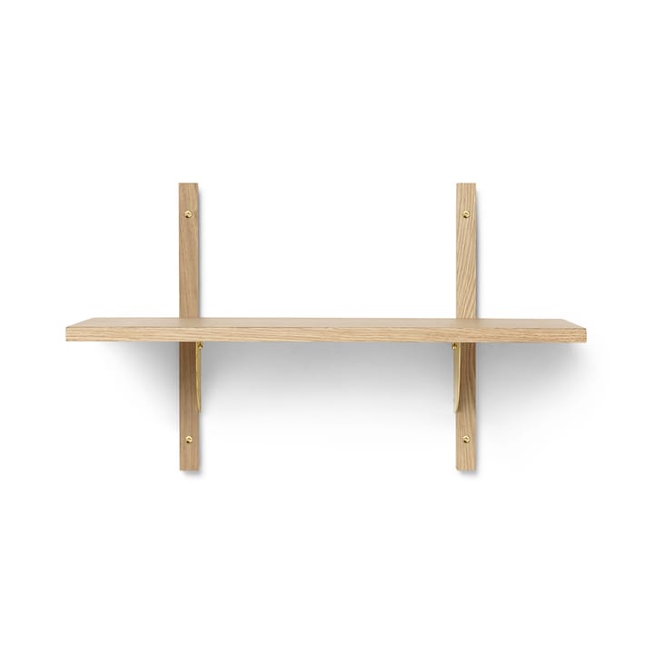 Sector hylla single narrow - Ek-mässing - Ferm LIVING