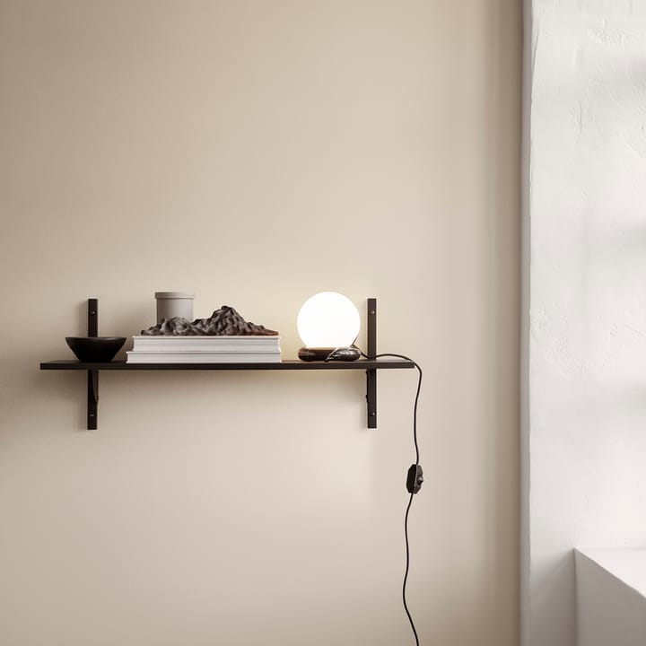 Sector hylla single wide, Svart ask-svart Ferm Living