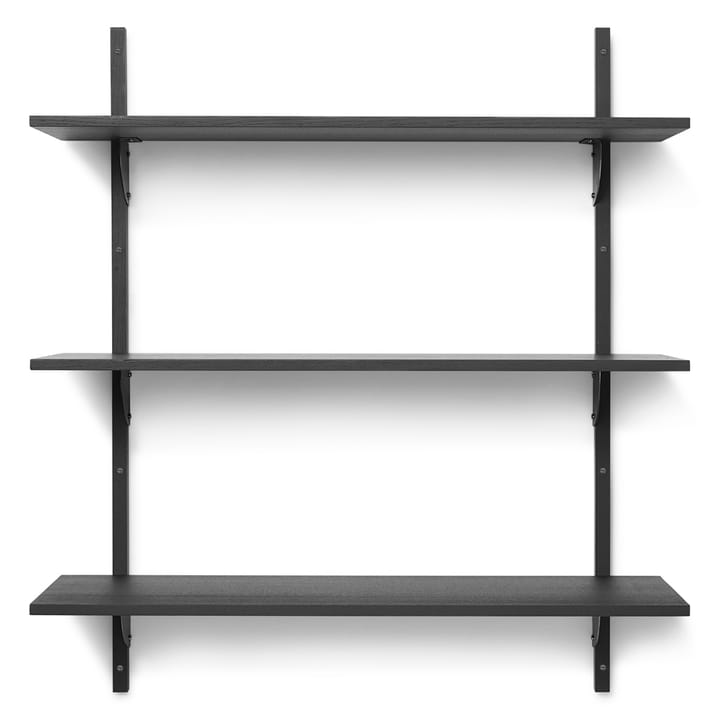 Sector hylla triple wide - Svart ask-svart - Ferm Living