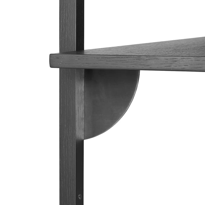 Sector hylla triple wide, Svart ask-svart Ferm Living